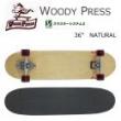 WOODYPRESS スケートボード　スラスターシリーズ　36"TH2　ナチュラル　T型レンチ付