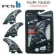 【FCSⅡトライ】 「FILIPE TOLEDO」PC AirCore  BK/WHT　Mサイズ