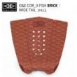 【OCEAN&EARTH】COR_X FISH デッキパッド/3ピース/BRICK