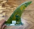 FU FIN   9.5" "ALPHA FLEX" GREEN-MARBLE1
