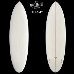 【PU】THE ACCELRATOR DESIGN  6'4"　"TRY-PIN "クリア※送料別途