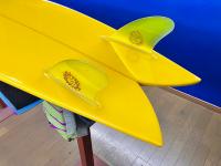 【中古 PU 】 BREWER CHAPMAN SURFBOARDS   6'0"イエロー