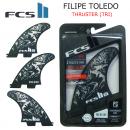 【FCSⅡトライ】 「FILIPE TOLEDO」　PC  BLACK/WHITE　Mサイズ　