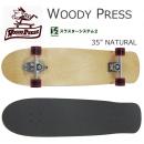 WOODYPRESS スケートボード　スラスター　35"インチTH2　ナチュラル