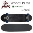 WOODYPRESS スケートボード　36"　スラスター2　ブラック　T型レンチ付