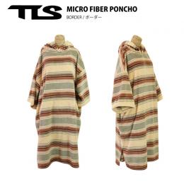 TOOLS マイクロファイバーポンチョ　ベーシック　”ボーダー”
