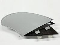 FCS1 ハニカム キール ツインフィンセット　ダークスモーク・インサイドフォイル