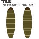 【ニットケース】TLS  ファン 6'6"　color 119 オリーブxベージュライン