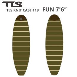 【ニットケース】TLS  ファン 7'6"　color 119 オリーブxベージュライン