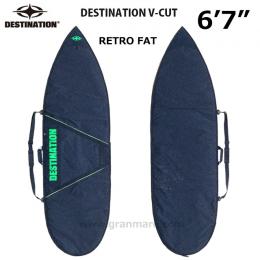 【ハードケース】DESTINATION DAYBAG「RETRO FAT」 6'7　ブラック