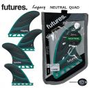 【FUTURE 4フィン】 「Legacy NEUTRAL」 QUAD GREEN　Mサイズ