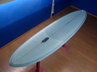 BING SURFBOARDS 　7'6" "RAVEN" SMOKE BLUE