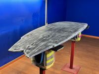 【EPS エポキシ】TIDEX 5'10"　「WING-FISH」 Damage Color