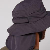 【OCEAB&EARTH】INDO STIFF PEAK SURF HAT チャコール (夏用)