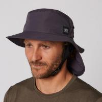 【OCEAB&EARTH】INDO STIFF PEAK SURF HAT チャコール (夏用)