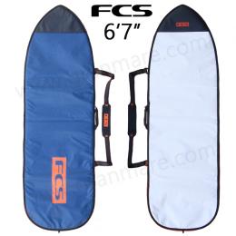 【ハードケース】FCS 6'7" CLASSIC FISH/FUN BOARD ブルー/ホワイト