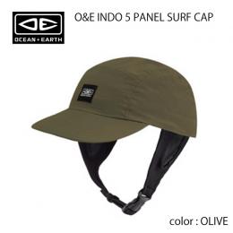 【OCEAN&EARTH】INDO 5 PANEL SURF CAP オリーブ(夏用)
