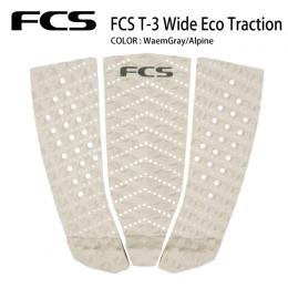 【FCS】 T-3 Wide Eco Traction WarmGray デッキパッド