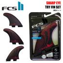 【FCSⅡトライ】 「SHARP EYE」　PC　BLACK/RED