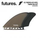 【 futures 】FK2 2.0 FIBERGLASS ツインフィンセット