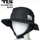 【TLS】SURF HAT/サーフハット/ブラック (夏用)