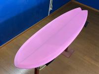 【PU ツイン】　NO-LOGO  6'1" 　「B-FISH TWIN」　ピンク　※送料別途ご負担