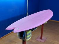 【PU ツイン】　NO-LOGO  6'1" 　「B-FISH TWIN」　ピンク　※送料別途ご負担