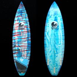 【中古ショートボード】  GRACE SURFBOARD   5'10"ブルーアブスト