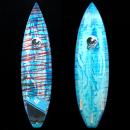 【中古ショートボード】  GRACE SURFBOARD   5'10"ブルーアブスト