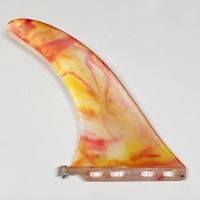 FU FIN   9.5" "ALPHA FLEX" ORANGE-MARBLE1