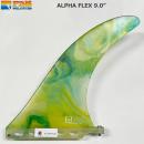 FU FIN   9.0" "ALPHA FLEX" GREEN-MARBLE1