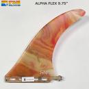 Fins Unlimited  FIN  9.75" "ALPHA FLEX" OR-MARBLE1