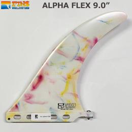 FU FIN   9.0" "ALPHA FLEX" WHITE-MARBLE1