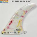 FU FIN   9.0" "ALPHA FLEX" WHITE-MARBLE1