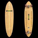 【中古】 SUP サーフスケートHAMBOARDS"Pinger" Natural Bamboo