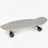 WOODYPRESS スケートボード　カービングシリーズ　30"Carving / ライトグレー