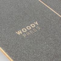 WOODYPRESS スケートボード　カービングシリーズ　30"Carving / ライトグレー