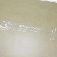 WOODYPRESS スケートボード　カービングシリーズ　33"Carving / ライトグレー