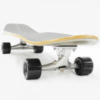 WOODYPRESS スケートボード　カービングシリーズ　32"Carving / ライトグレー