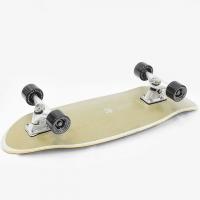 WOODYPRESS スケートボード　カービングシリーズ　32"Carving / ライトグレー