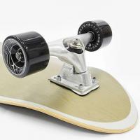 WOODYPRESS スケートボード　カービングシリーズ　32"Carving / ライトグレー