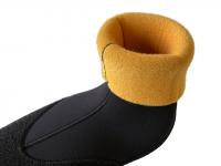 【日本製】7mm　ベルクロラジアル先丸ソックス　エアヒート起毛