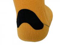 【日本製】7mm　ベルクロラジアル先丸ソックス　エアヒート起毛