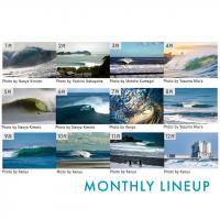 2026 サーフィンフォト カレンダー|タイドグラフ付き