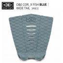 【OCEAN&EARTH】COR_X FISH デッキパッド/3ピース/BLUE