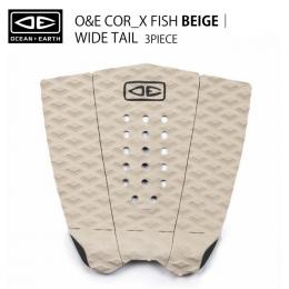 【OCEAN&EARTH】COR_X FISH デッキパッド/3ピース/BEIGE
