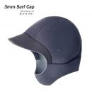 【 3mm SURF CAP 】ブラックジャージ/裏ストレッチジャージ